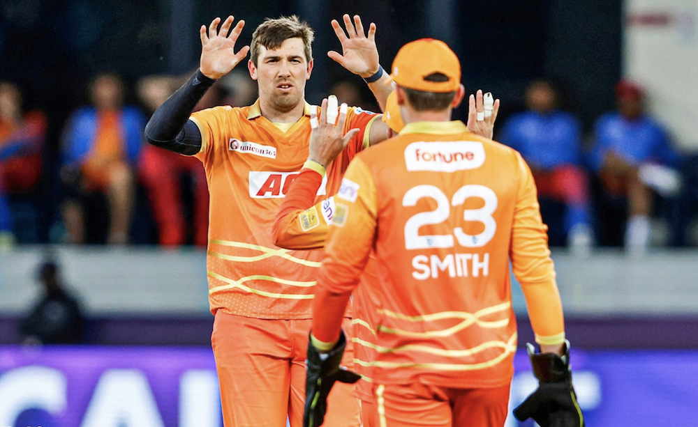 Gulf Giants rallied superbly to defend the lowest total in International League T20 history on Tuesday, posting 126 for the loss of nine wickets but still managing to beat Dubai Capitals by 19 runs. (X/@GulfGiants)