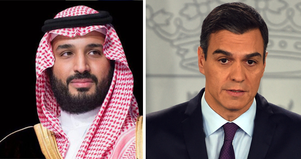 لقاء مع أمير المملكة العربية السعودية ، رئيس وزراء إسبانيا