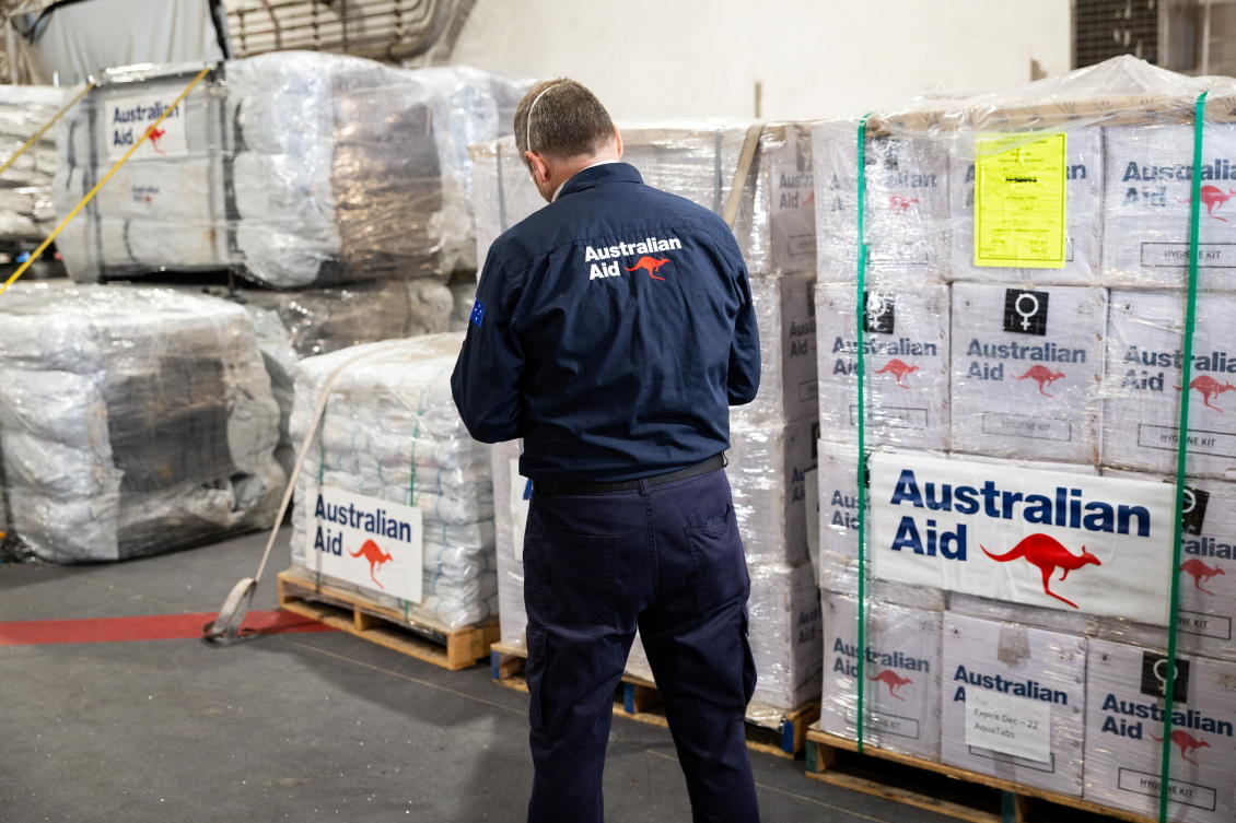 Coronavirus-hit Australian warship delivers disaster aid to Tonga - Arab News