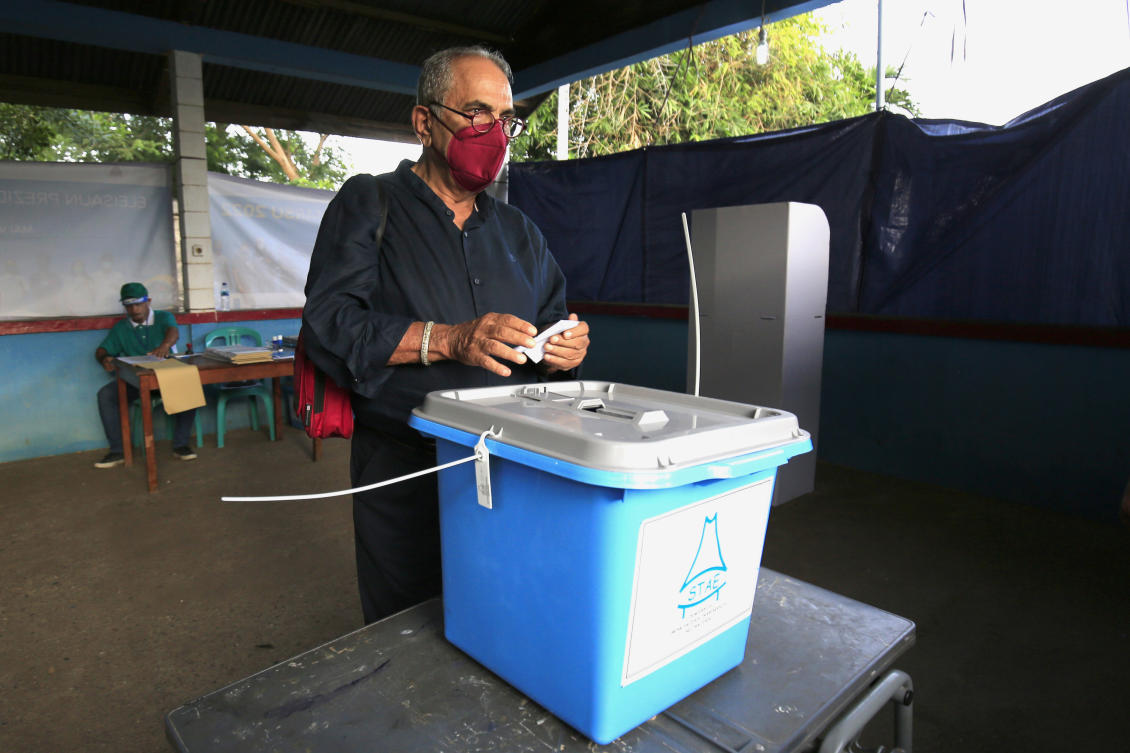 صوتت تيمور الشرقية ، أصغر دولة في آسيا ، لمنصب الرئيس