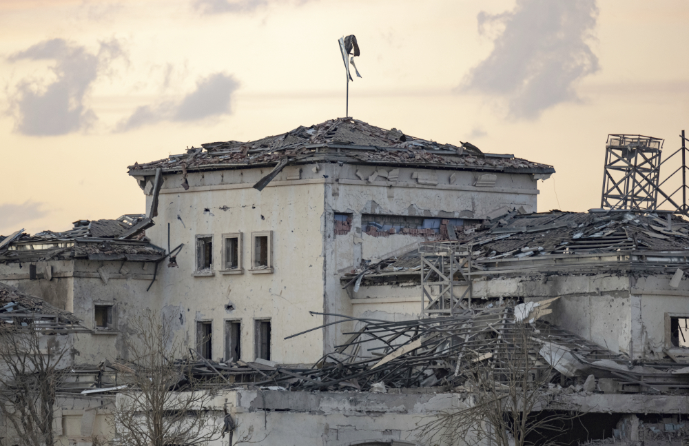 منزل رجل أعمال نفطي كردي عراقي مدمر بعد هجوم إيران