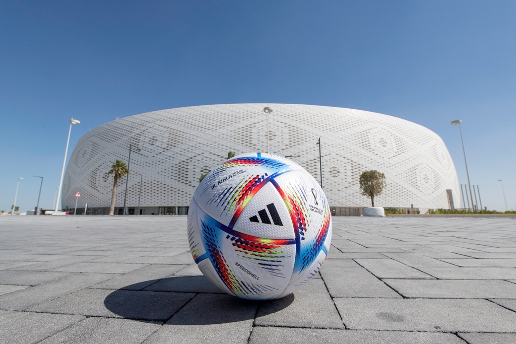 Adidas unveils official World Cup 2022 match ball ahead of draw.