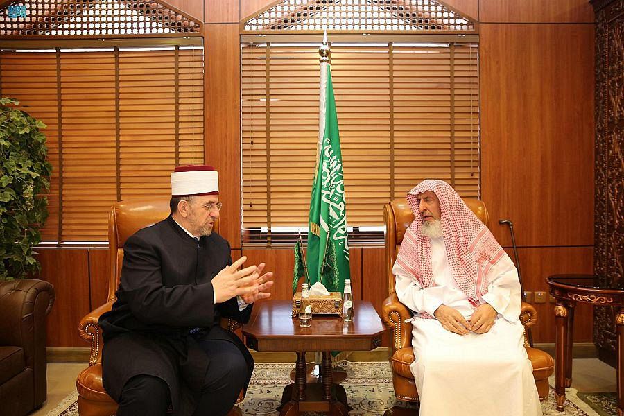 المفتي السعودي التقى نائب رئيس كوسوفو في الرياض