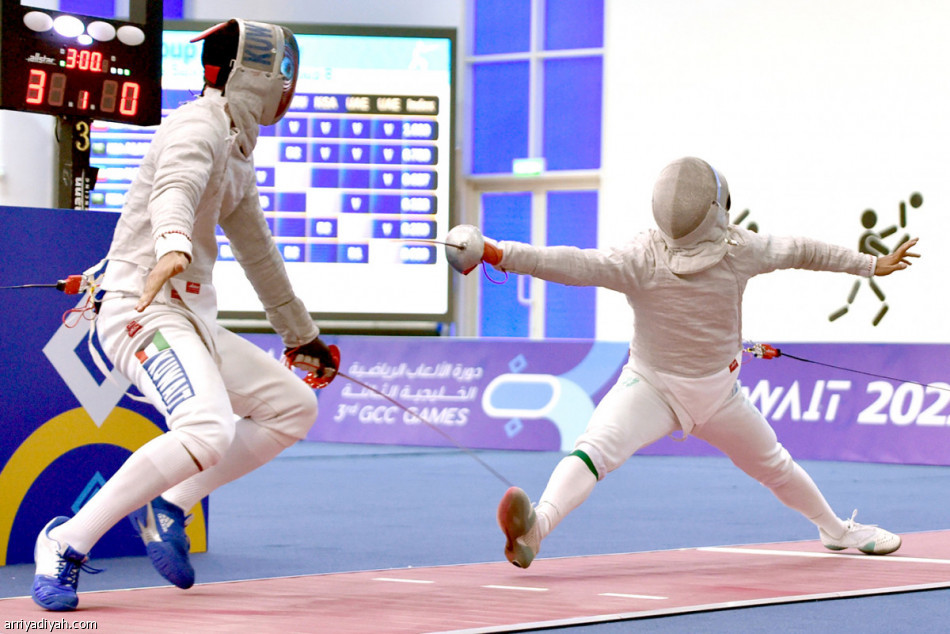 المبارز السعودي علي البحراني يفوز بالميدالية الفضية في دورة الالعاب الخليجية بالكويت