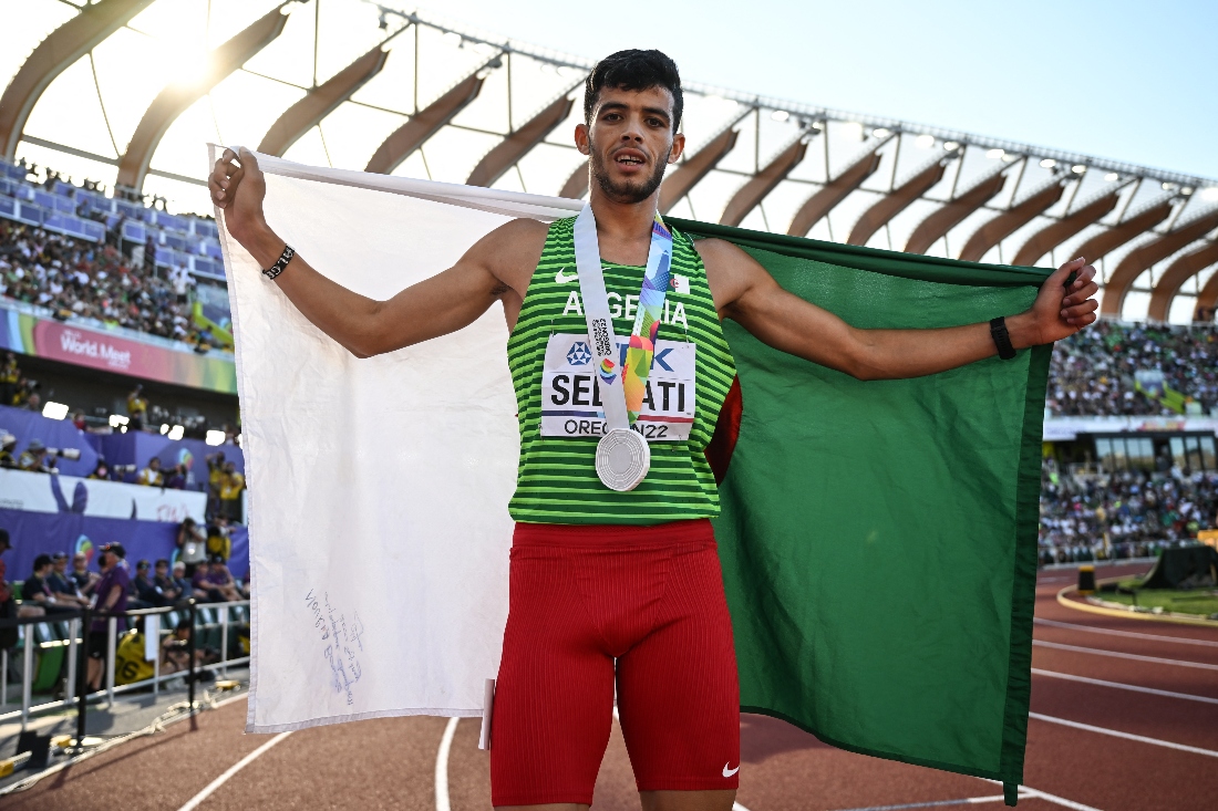 الجزائري Sedjati يحصد فضية 800 متر في بطولة العالم لألعاب القوى