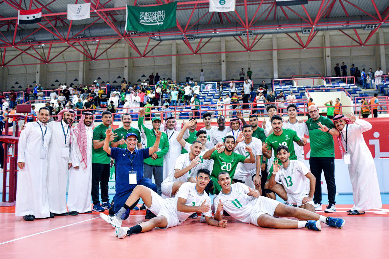 فازت السعودية على الكويت في بطولة غرب آسيا للناشئين للكرة الطائرة