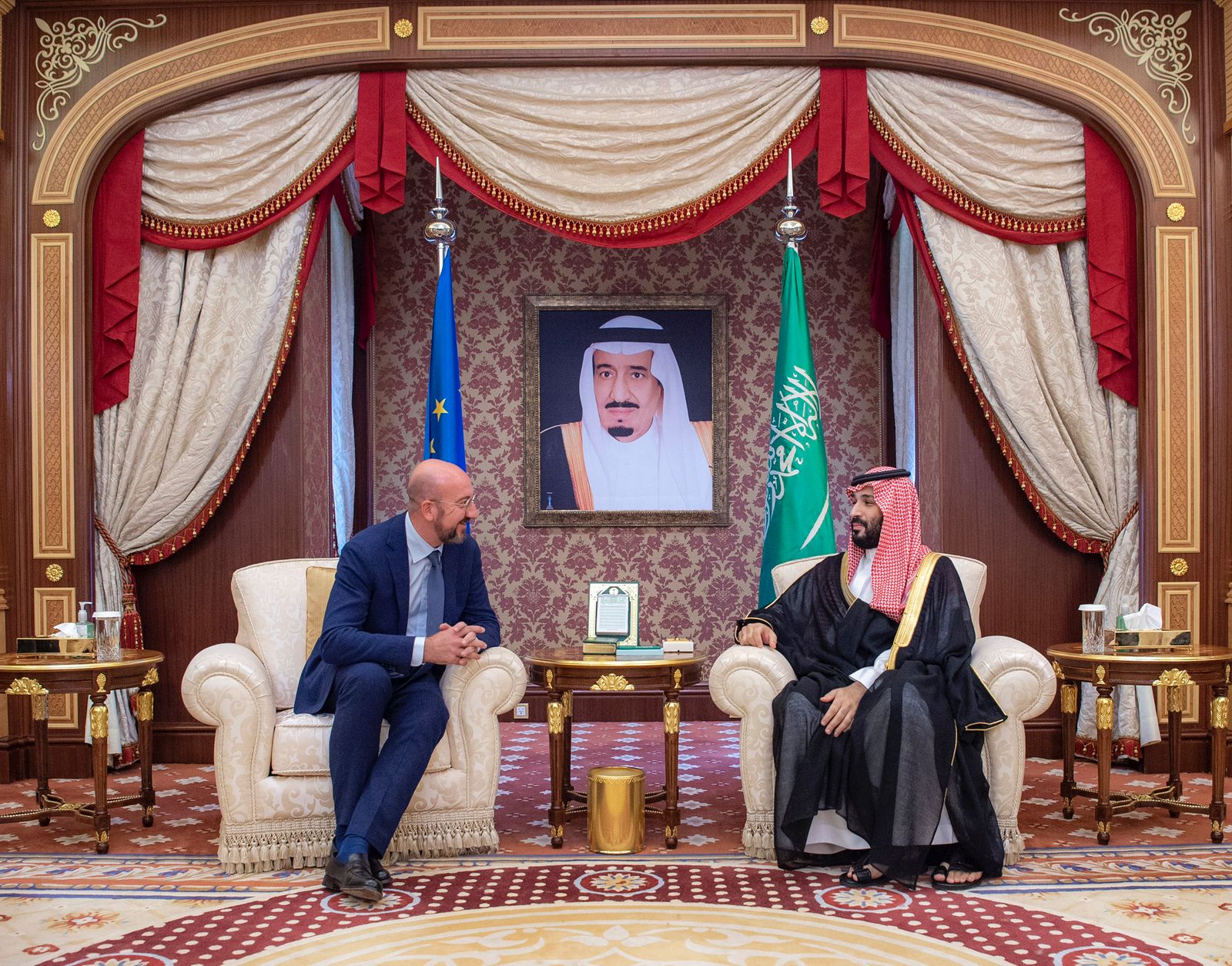 Saudi Crown Prince meets with European Council President