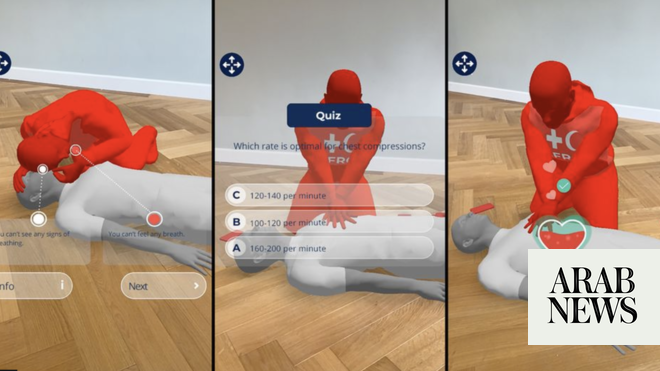 عدسة الواقع المعزز من Snapchat لتعليم المستخدمين الإنعاش القلبي الرئوي