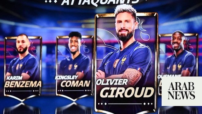 Varane et Giroud font partie de l’équipe de France pour la Coupe du monde