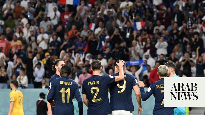 جيرو يعادل علامة هنري حيث تغلب فرنسا حاملة كأس العالم على أستراليا