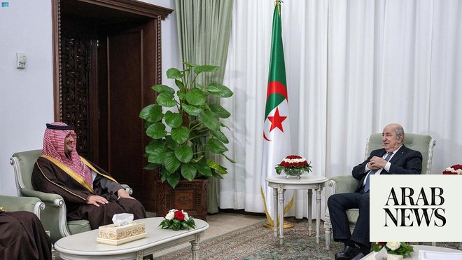 الرئيس الجزائري يستقبل وزير الداخلية السعودي