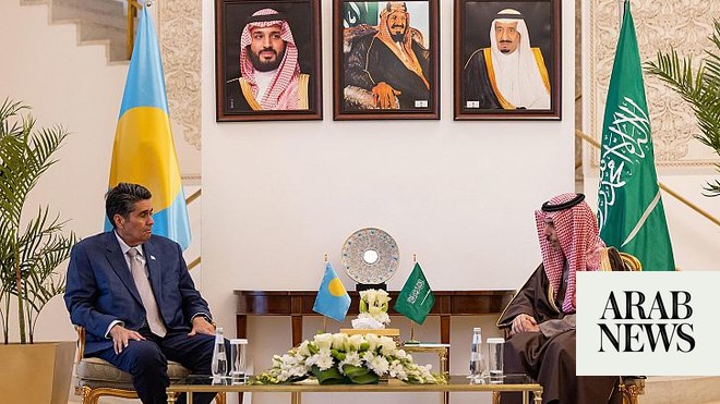 وزير الخارجية السعودي يستقبل رئيس بالاو ويجري اتصالا هاتفيا مع رئيس بيلاروسيا