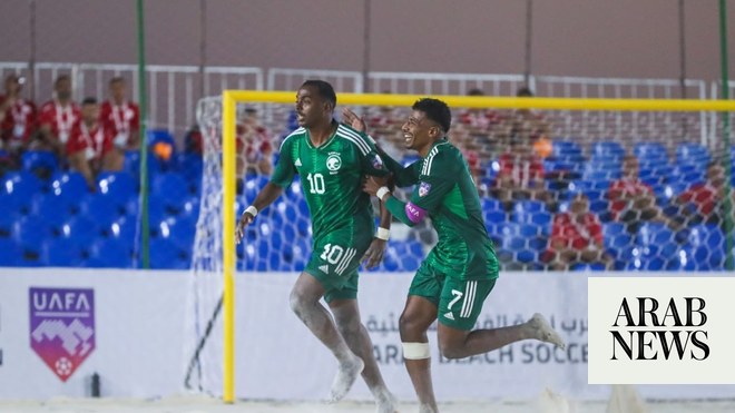 فوز السعودية والمغرب في البطولة العربية لكرة القدم الشاطئية