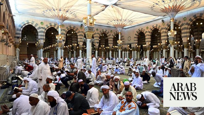 More than 383,000 pilgrims visit Madinah | Arab News