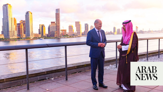Der saudische Außenminister trifft den deutschen Staatschef
