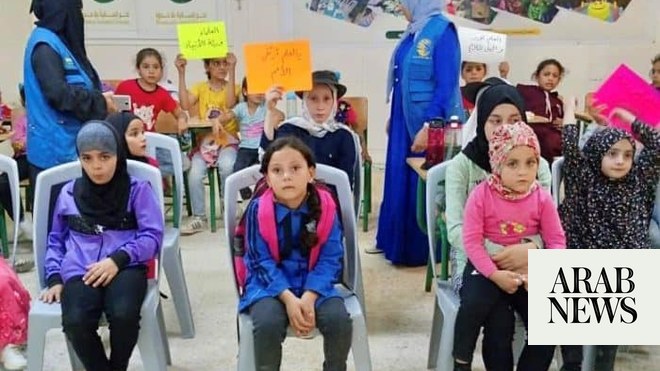 مركز الملك سلمان للإغاثة يحتفل باليوم العالمي للصحة النفسية في مخيم اللاجئين السوريين في الأردن