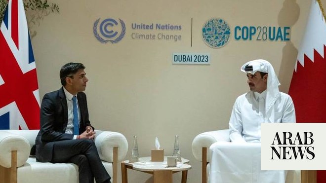 مسؤولون بريطانيون كبار يناقشون أزمة غزة على هامش مؤتمر الأمم المتحدة المعني بتغير المناخ (COP28) في دبي