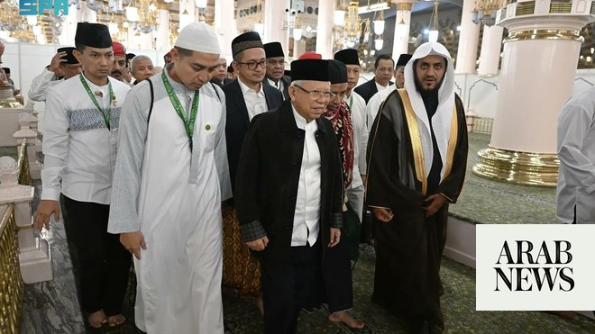 Wakil Presiden RI mengunjungi Masjid Nabawi di Madinah