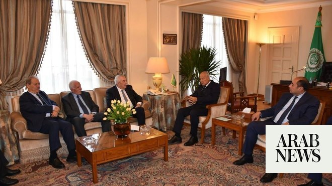 الأمين العام للجامعة العربية يؤكد ضرورة المصالحة الفلسطينية في محادثاته مع وفد فتح