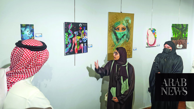 يستكشف الطلاب السعوديون التقاطعات بين العلم والفن
