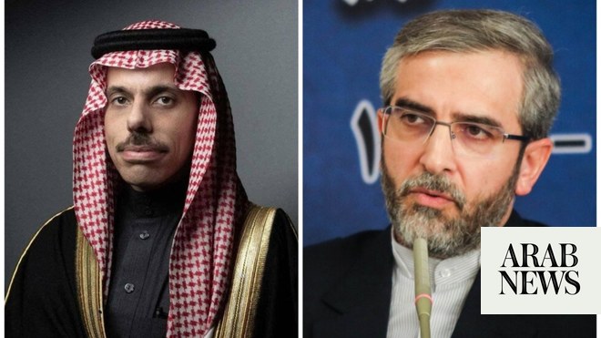 الأمير فيصل من المملكة العربية السعودية يجري محادثات مع وزير الخارجية الإيراني بالإنابة علي باجري خاني