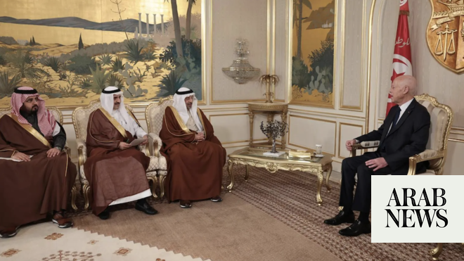 Tunisian president hosts Saudi investment minister for talks