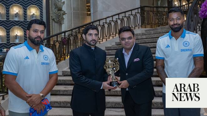 Dubai’s crown prince meets ICC chairman, cricket stars during maiden