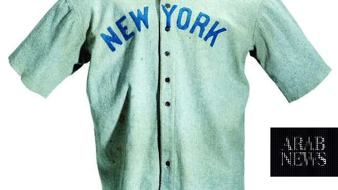 Babe Ruth jersey auctioned for $4.4 million, becomes most