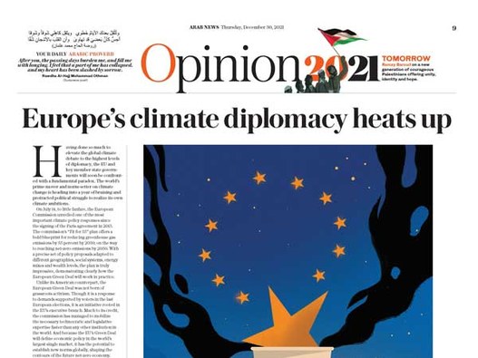 Europe Climate Diplomacy Opinion Year Ender