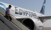 A new “Green Service Flight” logo will mark all sustainable flights and EgyptAir is offering a 40 percent discount on the Cairo to Paris flight. (Reuters/File Photo)