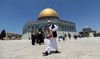 Officials at Al-Aqsa Mosque in Jerusalem have raised deep concerns over Israeli excavation work at the holy site. (Reuters/File 