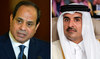 Egyptian, Qatari leaders hold talks