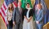 Princess Reema met Gov. Spencer Cox and his wife during a trip designed to bolster ties between the two sides.