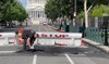 Man dies after crashing car, firing gunshots near US Capitol
