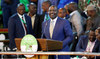William Ruto speaks after being declared the winner of Kenya's presidential election in Nairobi, Kenya August 15, 2022. (REUTERS