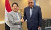 Hayashi meets Egyptian foreign affairs minister