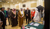 Saudi education minister Dr. Hamad Al-Sheikh visits KSA’s cultural mission in the US. (SPA)