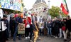 French march in Paris to rally support for women in Iran