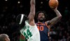 Knicks edge Celtics in overtime thriller, Doncic hurt in Mavs win