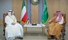 Saudi foreign minister meets Kuwaiti counterpart in Riyadh