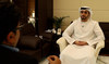 UAE Ambassador to India Abdulnasser Jamal Al-Shaali speaks to Arab News in an interview on Tuesday. (AN photo)
