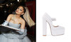 Ariana Grande shows off Andrea Wazen heels  