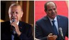 Egypt President Abdel Fattah El-Sisi and Turkish President Recep Tayyip Erdogan. (File/AFP)