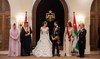 Princess Rajwa Al-Hussein shows off surprise Dolce & Gabbana gown at wedding reception