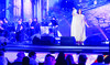 Egyptian singer Sherine performed recently at a Kingdom Tour event. (Twitter/ Enjoy_Saudi)