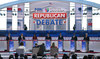 Candidates in 2nd GOP debate attack each other and absentee Trump, who pokes fun at them in a separate event