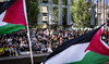 Police aim to break up pro-Palestine protests in Amsterdam