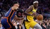 Pacers pummel Knicks to stay alive in NBA playoffs