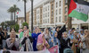 Moroccans in pro-Palestinian march rally against Israel ties
