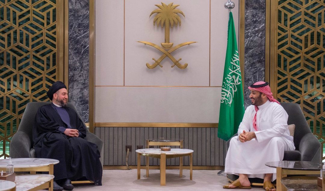Saudi crown prince receives Iraq’s Wisdom Movement leader